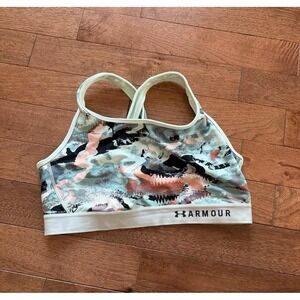 Under Armour Compression Sports Bra 2XL No Padded Cups Multicolor